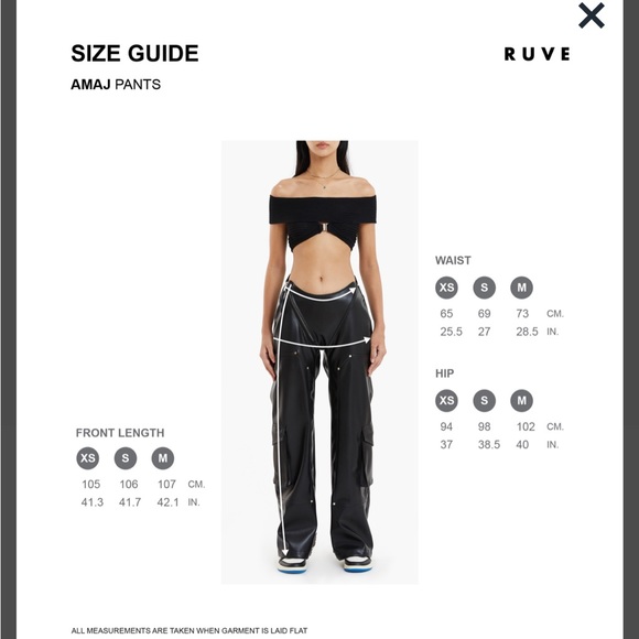 RUVE AMAJ PANTS-LEATHER (Brand new w tags) - Picture 4 of 8